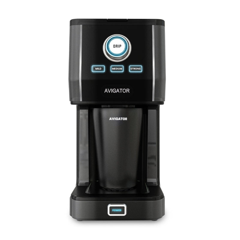 Avigator Single Cup Drip Coffee Maker, Single-serve Coffee Machine Brewers with 11oz. Travel Mug