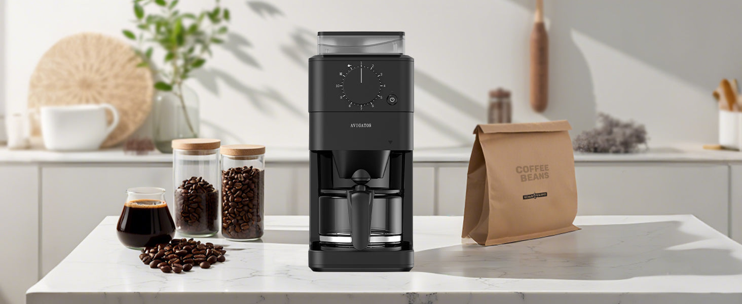 Avigator All-in-one Grind and brew Coffee Machine
