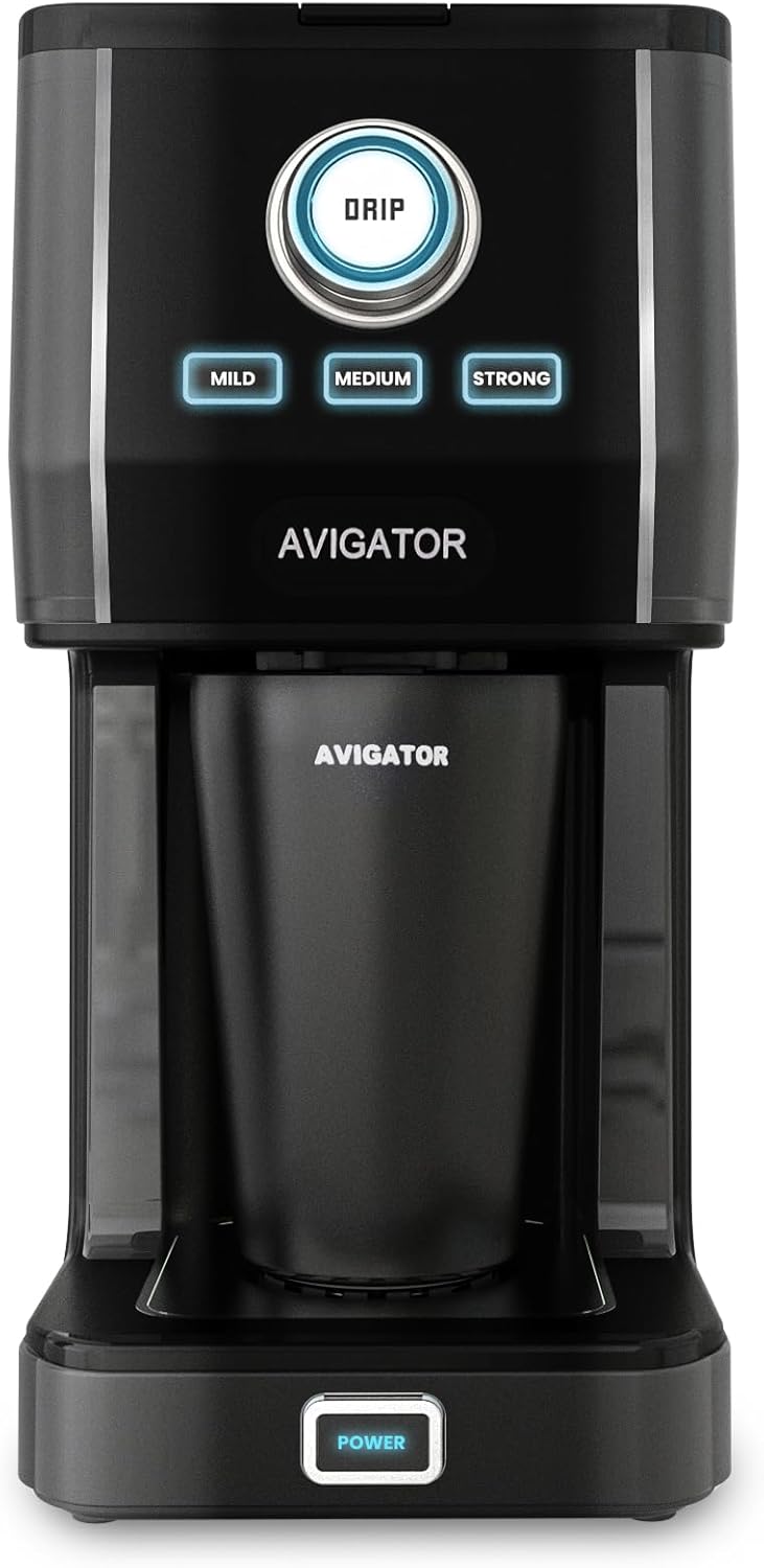 Grind and brew coffee maker size