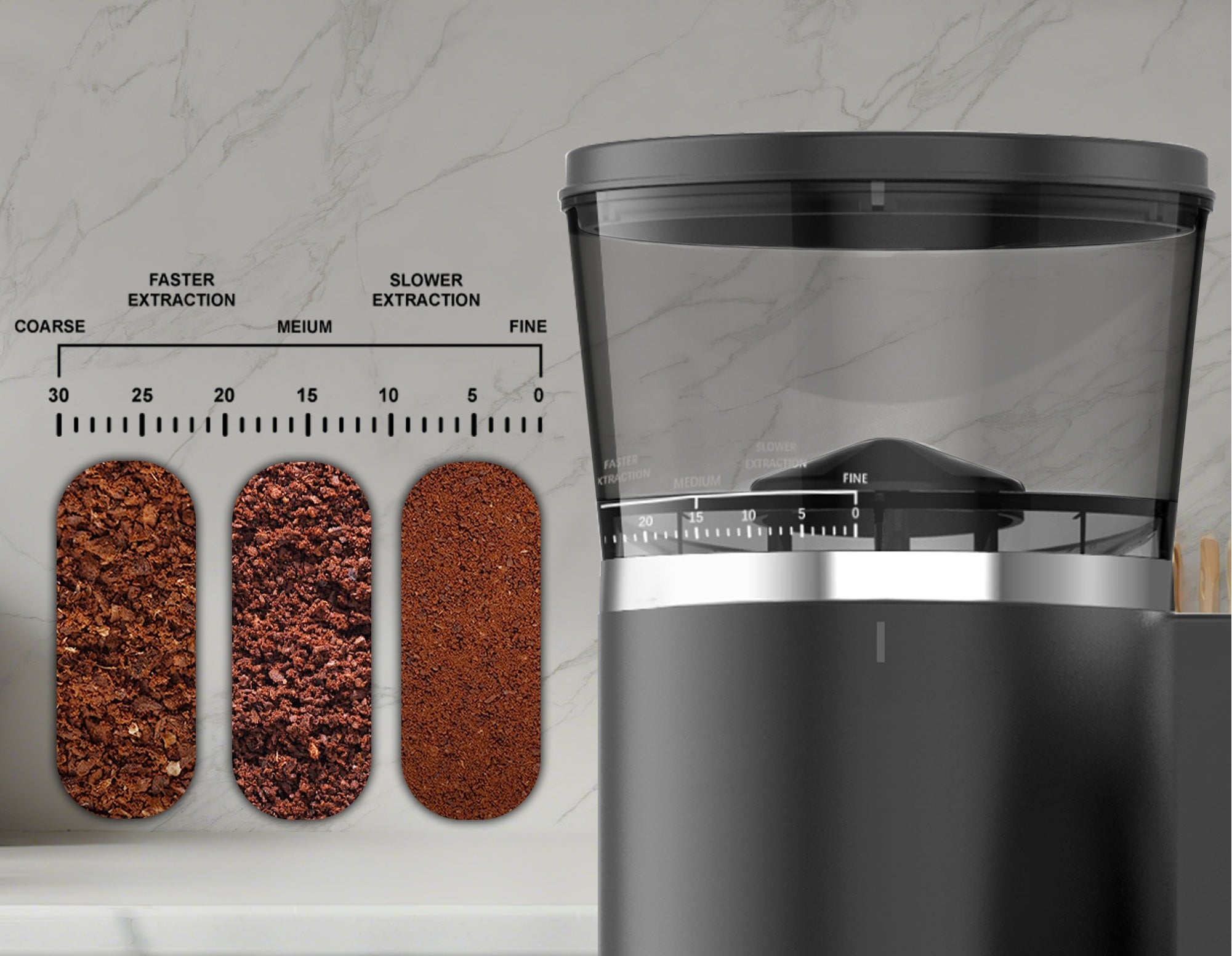 Stainless Steel  Conical Grinding Blades