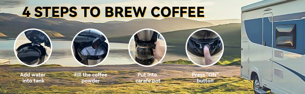 how to use car coffee maker